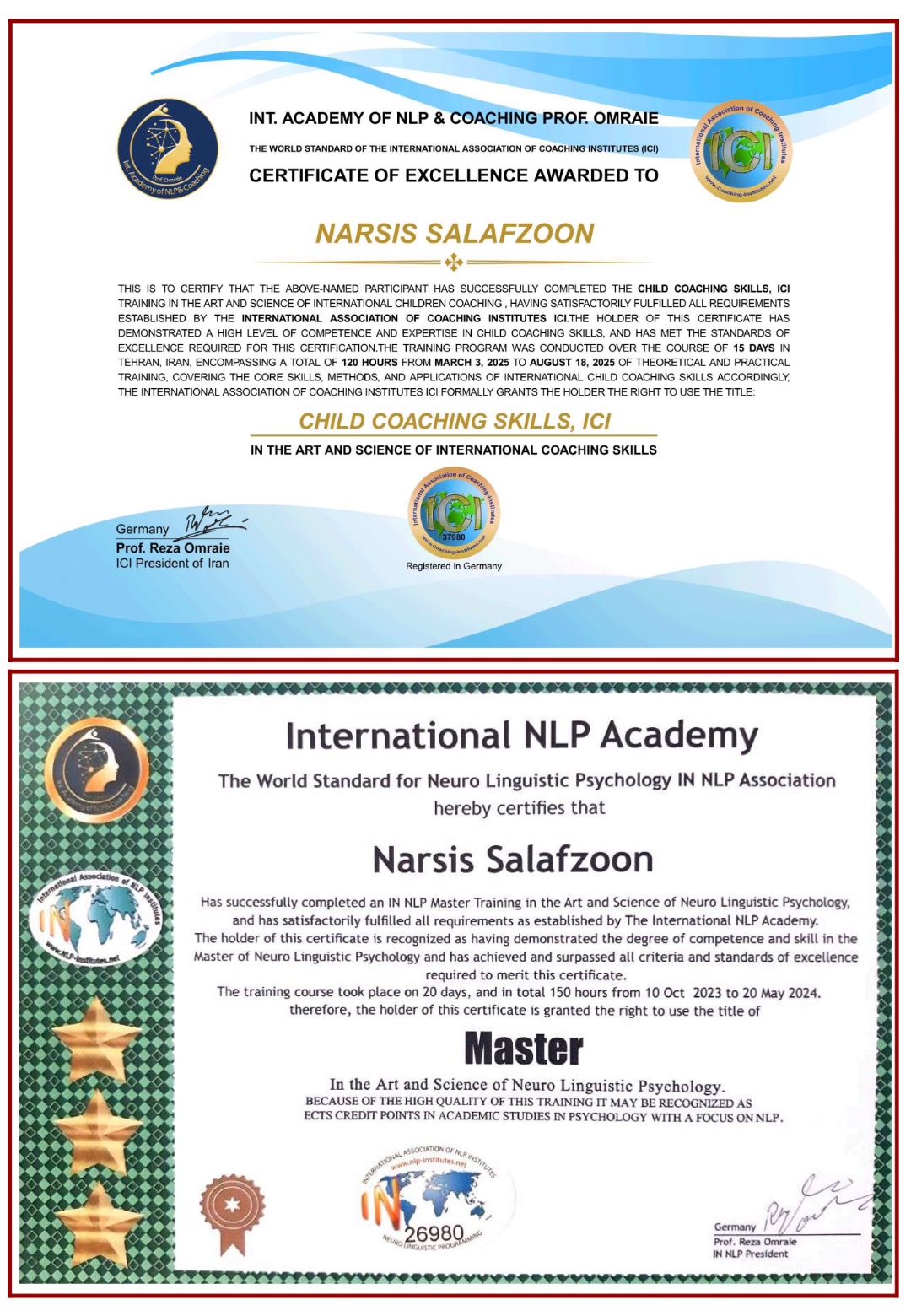 Master NLP-CHILDREN COACHING